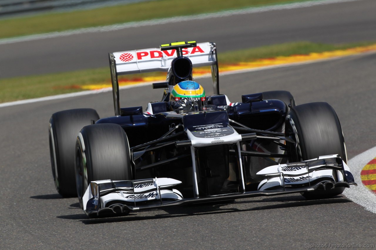 GP BELGIO, 01.09.2012- Qualifiche, Bruno Senna (BRA) Williams F1 Team FW34 