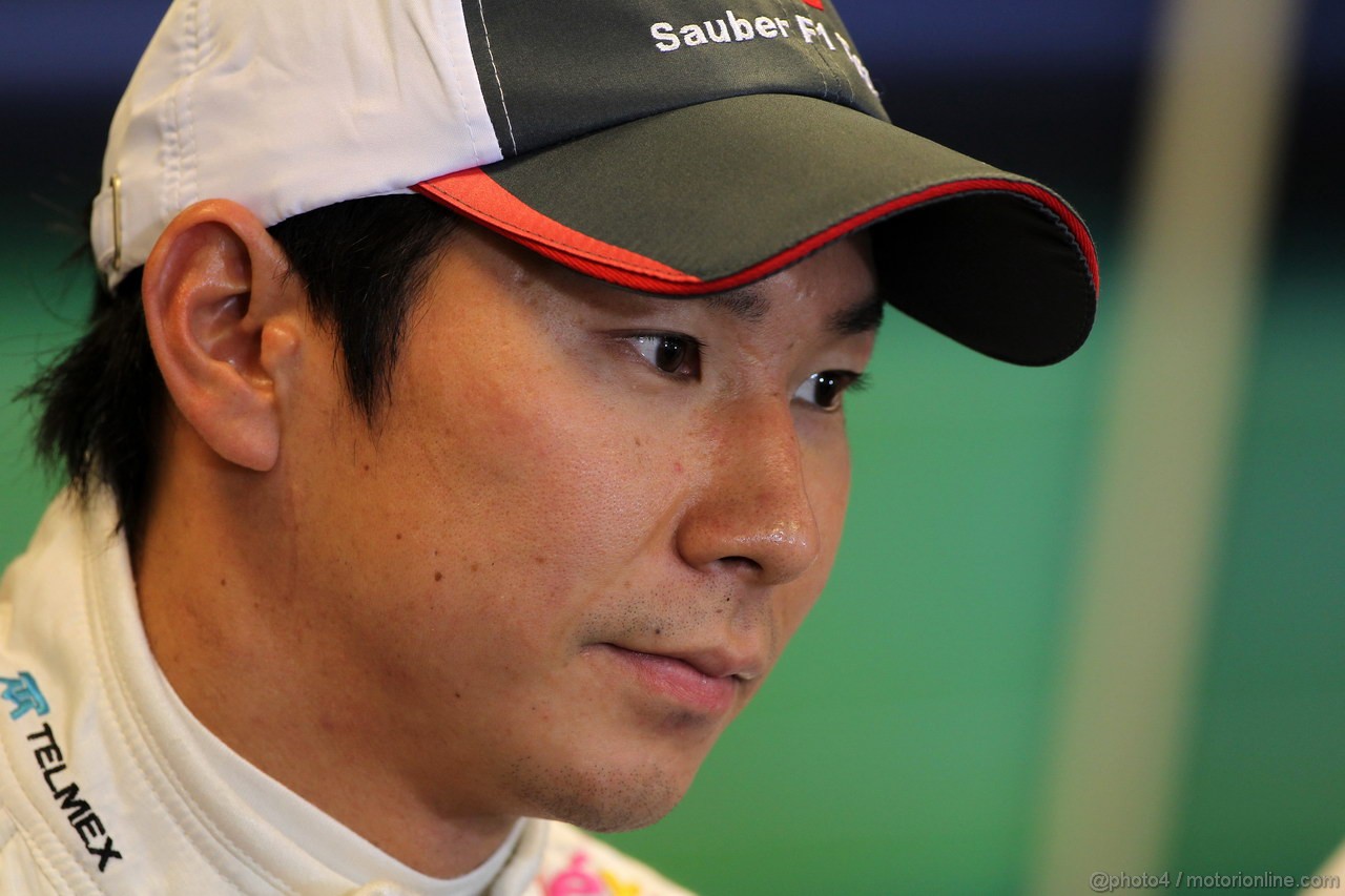 GP BELGIO, 01.09.2012- Qualifiche, Kamui Kobayashi (JAP) Sauber F1 Team C31 