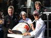 GP BELGIO, Michael Schumacher (GER), Mercedes AMG Petronas F1 Team celebrate his 300 GP in Formula 1, in the picture with Ross Brawn (GBR), Team Principal, Mercedes GP , Bernie Ecclestone (GBR) e Norbert Haug (GER), Mercedes, Motorsport Chief 