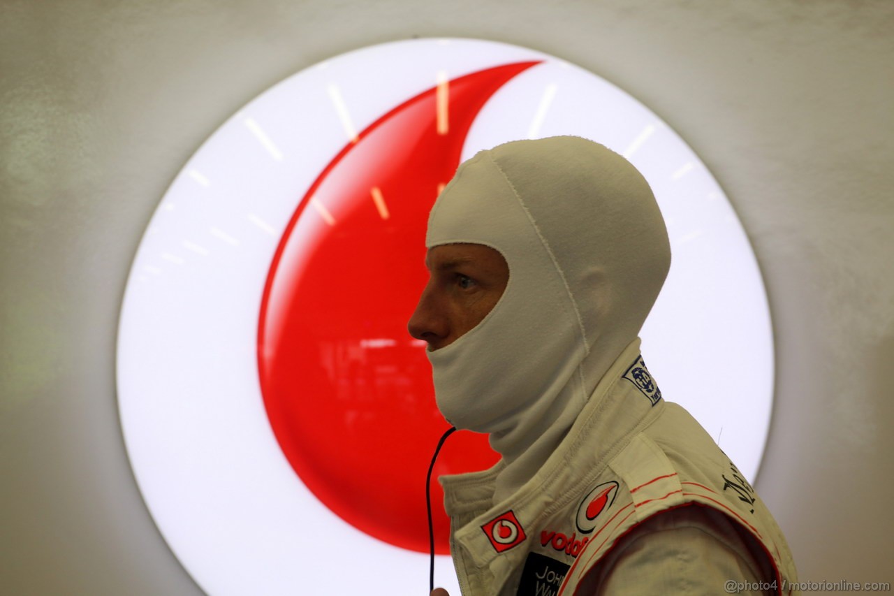 GP BELGIO, 31.08.2012- Prove Libere 1, Jenson Button (GBR) McLaren Mercedes MP4-27 