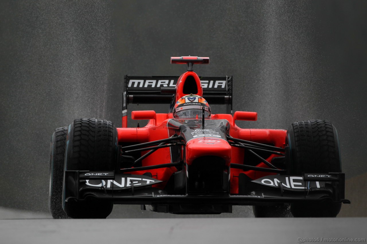 GP BELGIO, 31.08.2012- Prove Libere 1, Timo Glock (GER) Marussia F1 Team MR01 