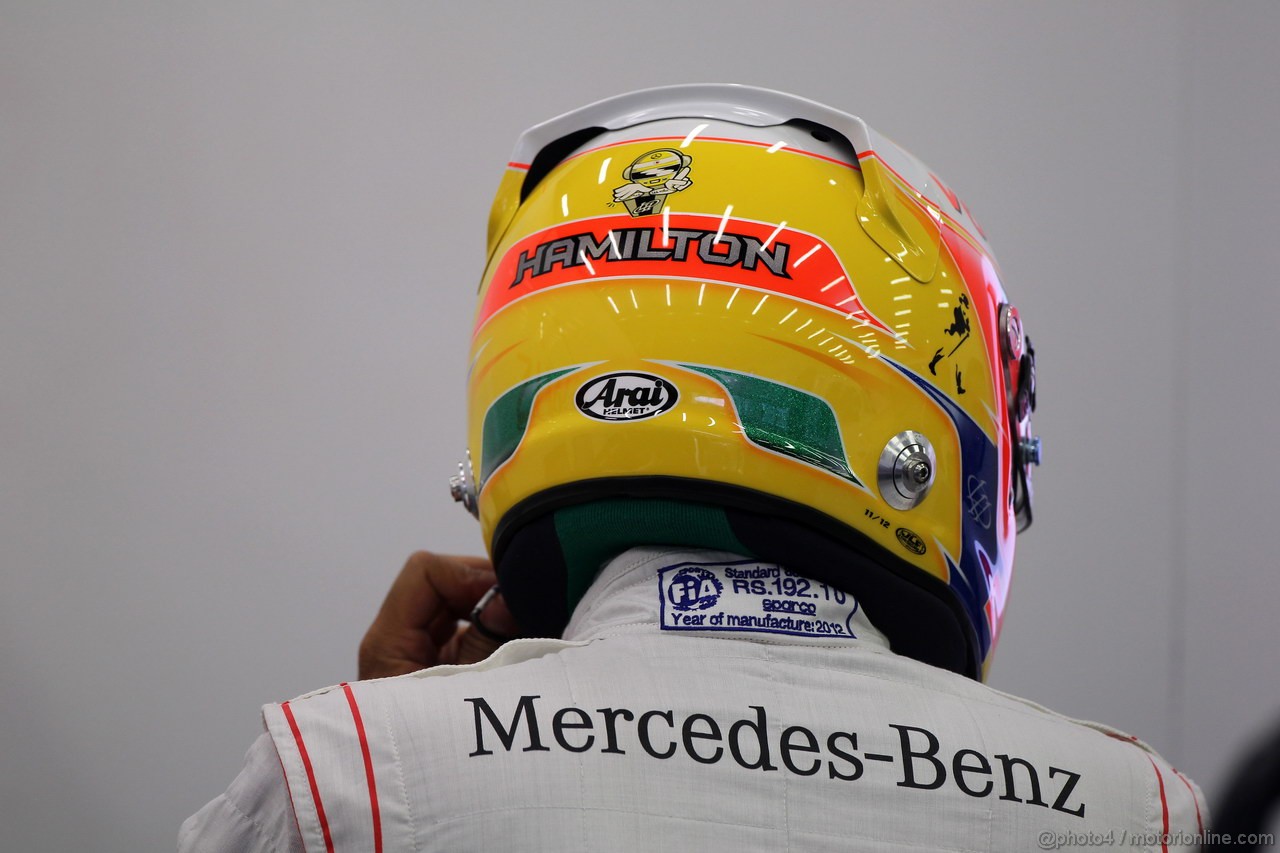 GP BELGIO, 31.08.2012- Prove Libere 1, Lewis Hamilton (GBR) McLaren Mercedes MP4-27 