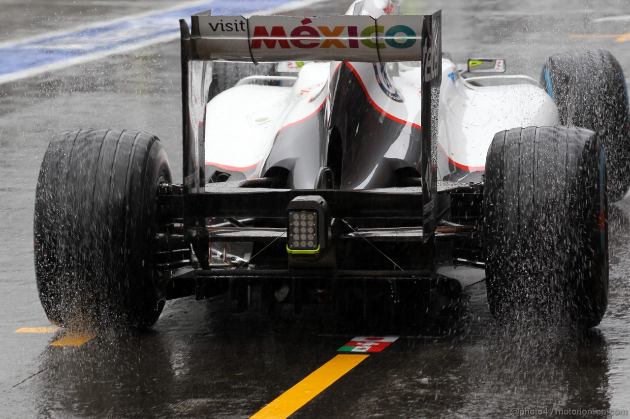 GP BELGIO, 31.08.2012- Prove Libere 1, Sergio Prez (MEX) Sauber F1 Team C31 