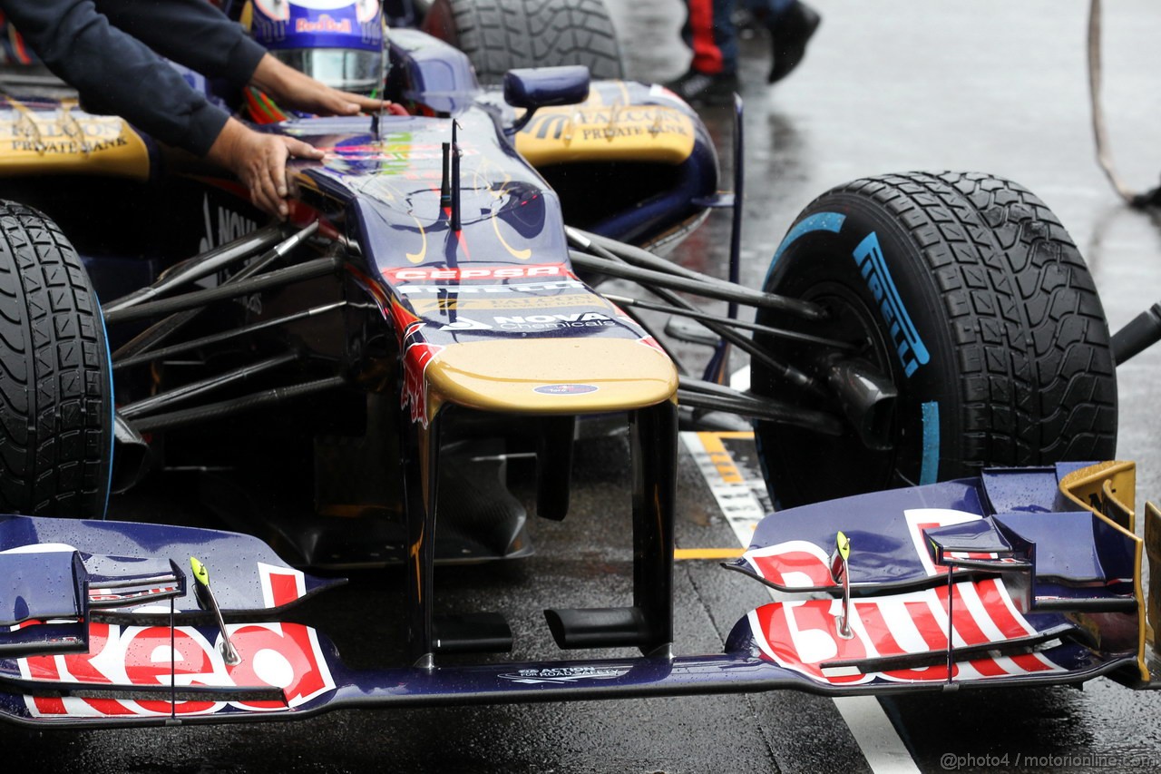GP BELGIO, 31.08.2012- Prove Libere 1, Daniel Ricciardo (AUS) Scuderia Toro Rosso STR7 