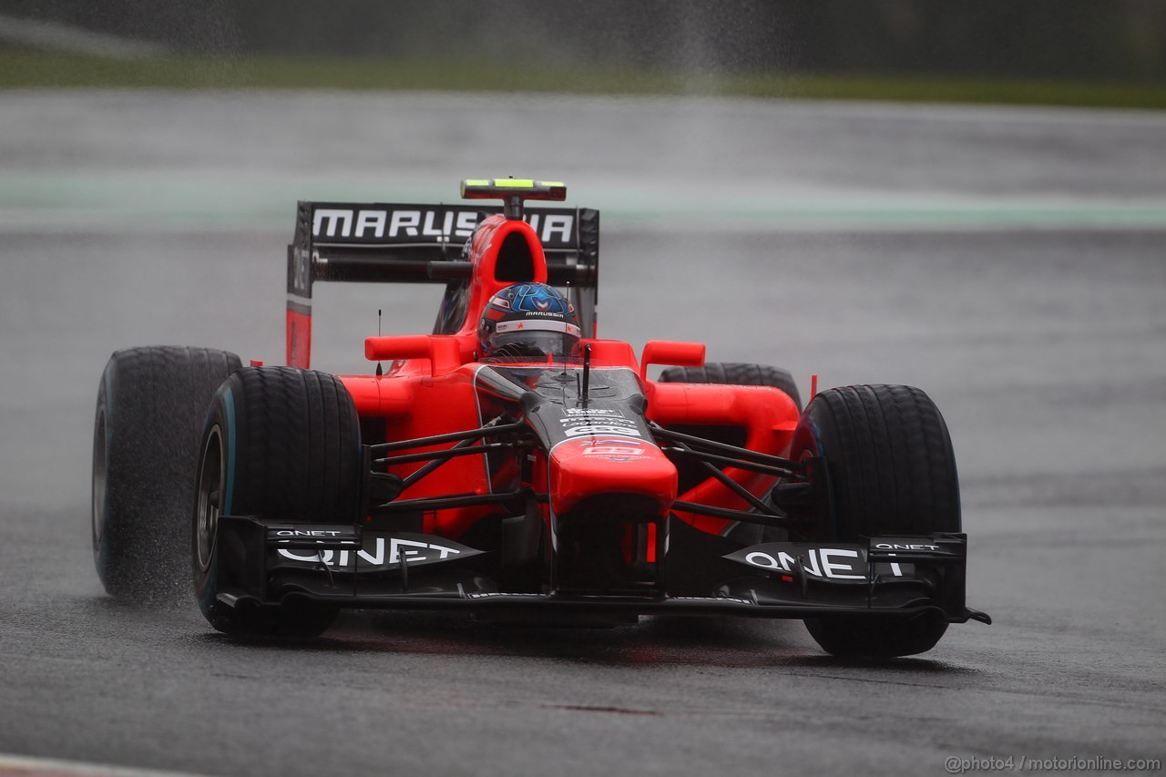 GP BELGIO, 31.08.2012- Prove Libere 1, Charles Pic (FRA) Marussia F1 Team MR01 