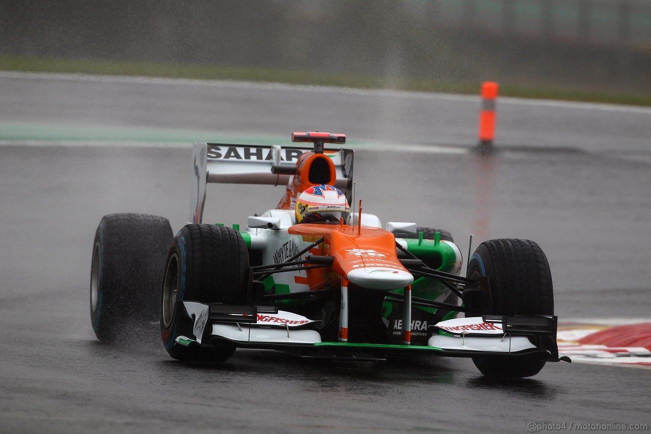 GP BELGIO, 31.08.2012- Prove Libere 1, Paul di Resta (GBR) Sahara Force India F1 Team VJM05 