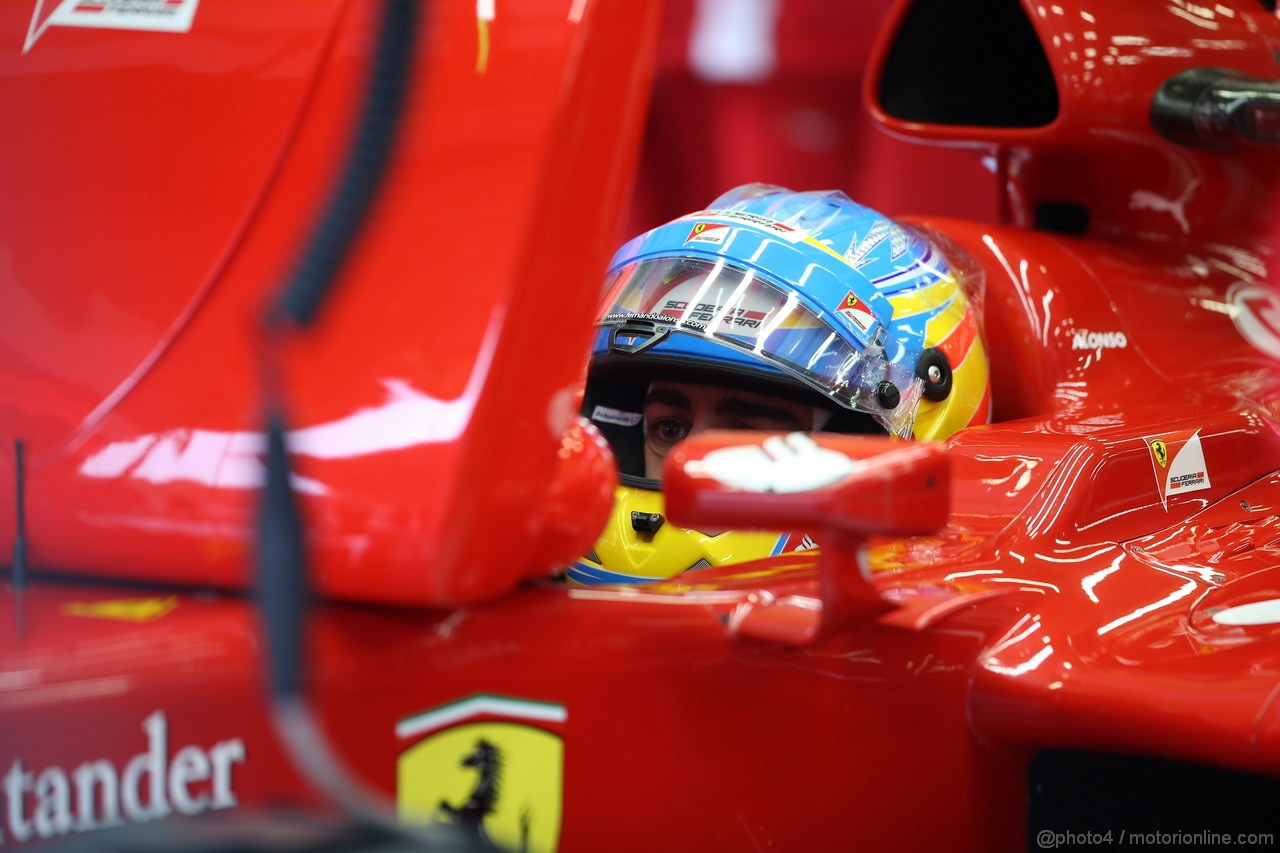 GP BELGIO, 31.08.2012- Prove Libere 1, Fernando Alonso (ESP) Ferrari F2012 