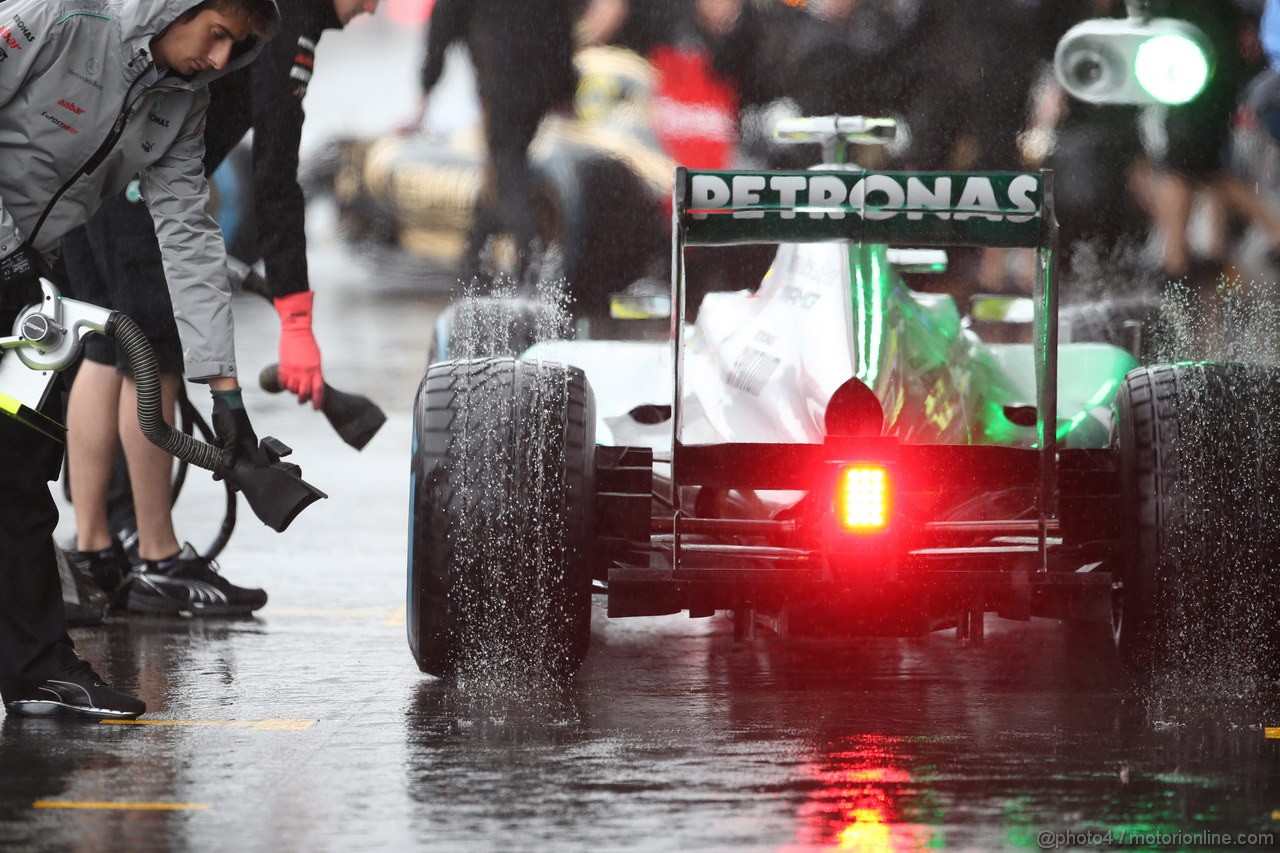 GP BELGIO, 31.08.2012- Prove Libere 1, Nico Rosberg (GER) Mercedes AMG F1 W03 