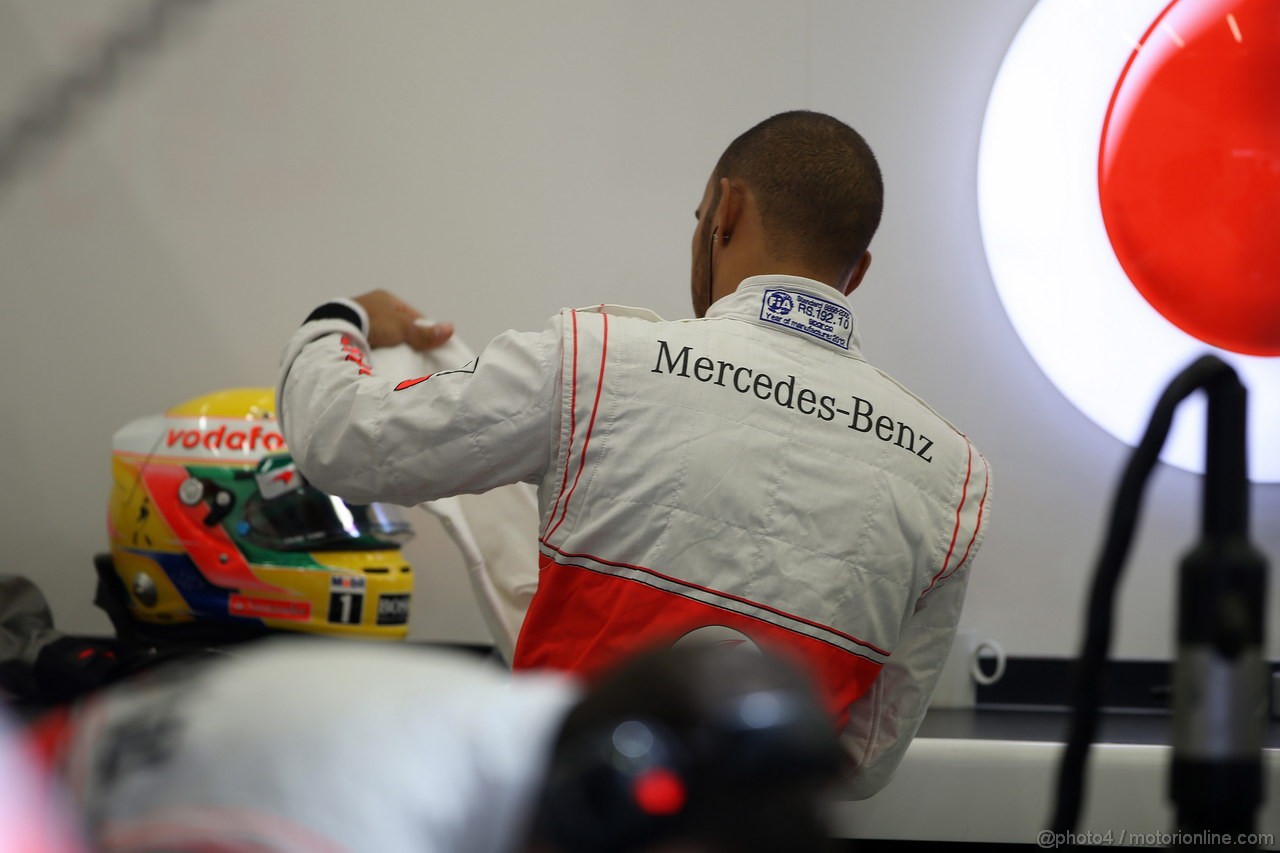 GP BELGIO, 31.08.2012- Prove Libere 1, Lewis Hamilton (GBR) McLaren Mercedes MP4-27 