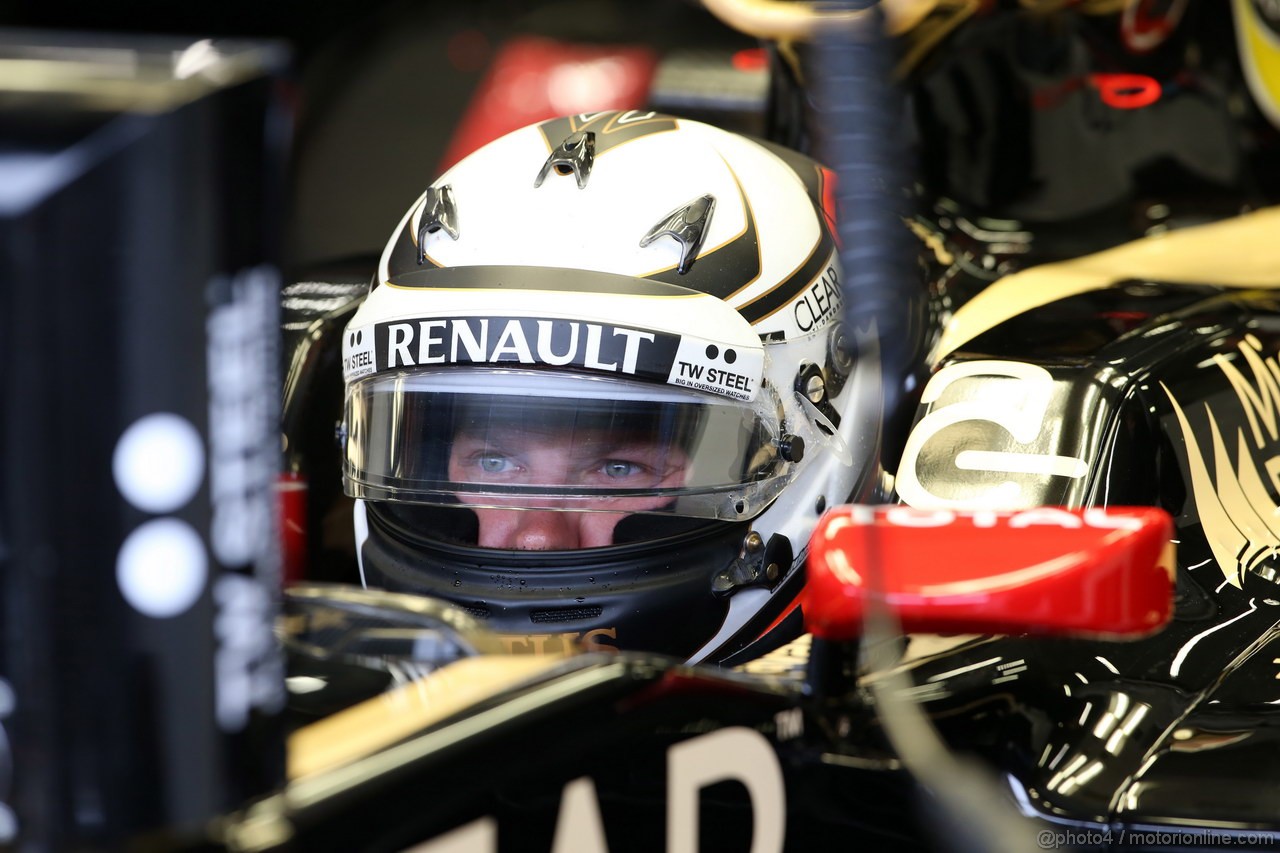 GP BELGIO, 31.08.2012- Prove Libere 1, Kimi Raikkonen (FIN) Lotus F1 Team E20 