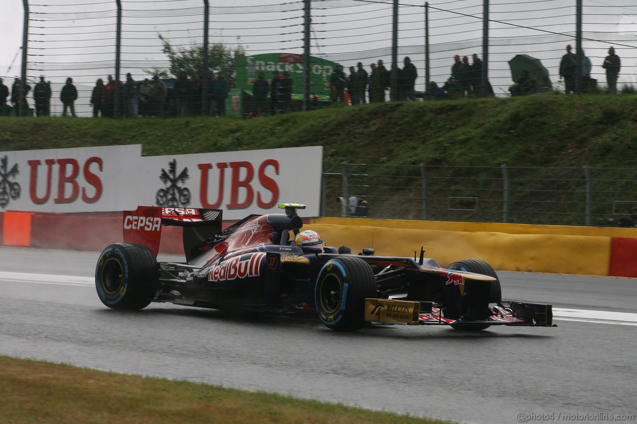 GP BELGIO, 31.08.2012- Prove Libere 1, Jean-Eric Vergne (FRA) Scuderia Toro Rosso STR7 