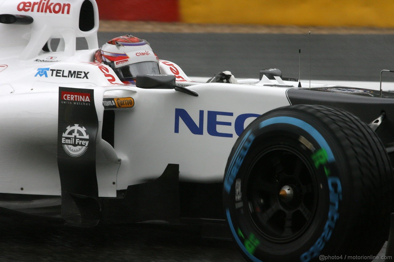 GP BELGIO, 31.08.2012- Prove Libere 1, Kamui Kobayashi (JAP) Sauber F1 Team C31 