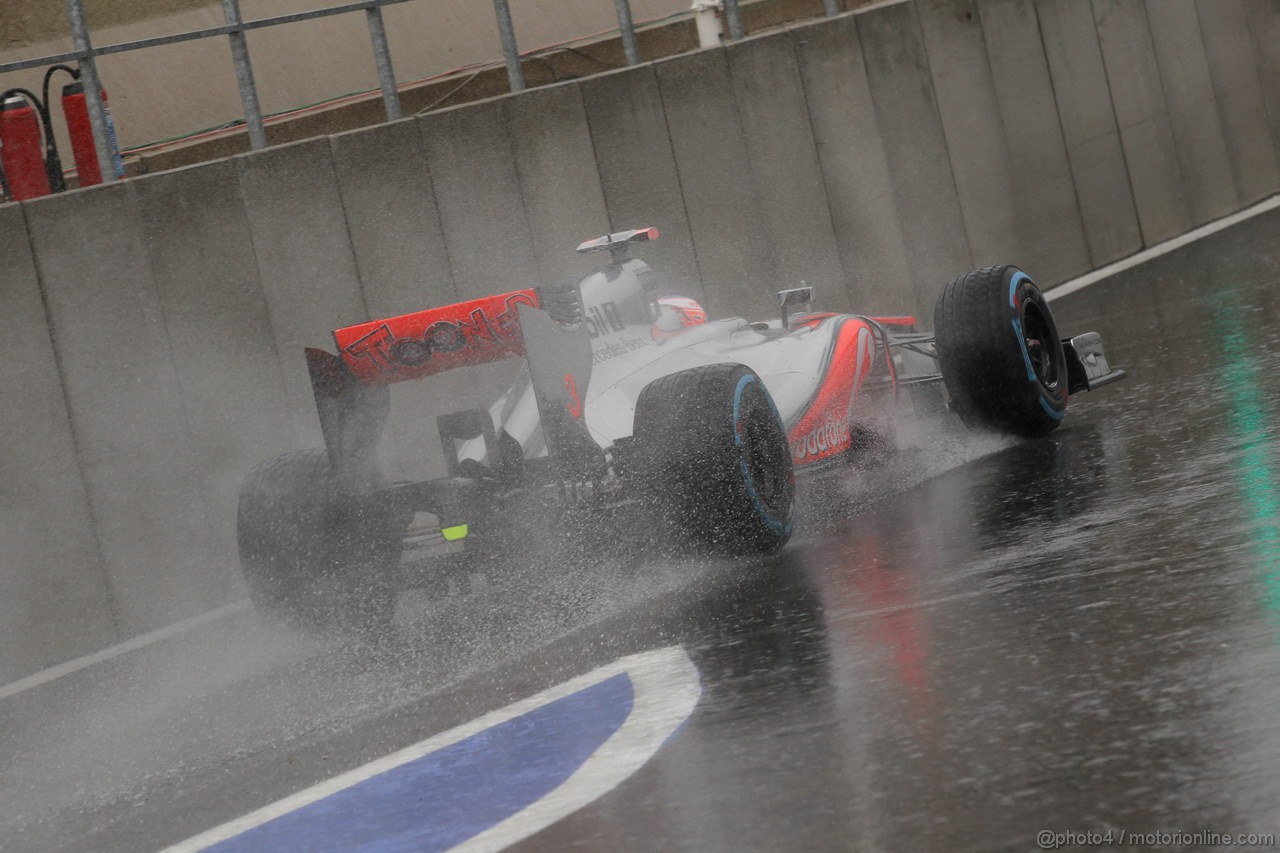 GP BELGIO, 31.08.2012- Prove Libere 2, Jenson Button (GBR) McLaren Mercedes MP4-27 