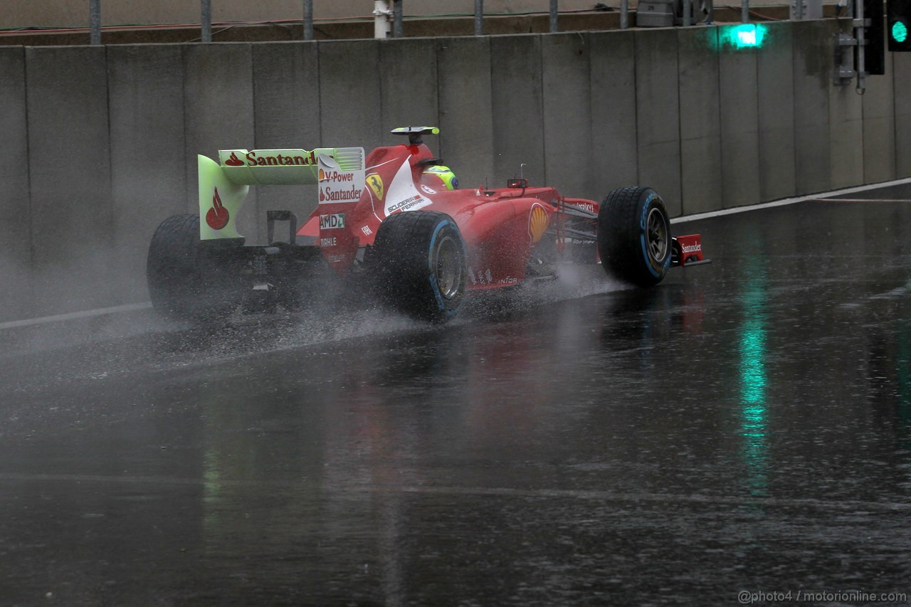 GP BELGIO, 31.08.2012- Prove Libere 2, Felipe Massa (BRA) Ferrari F2012 