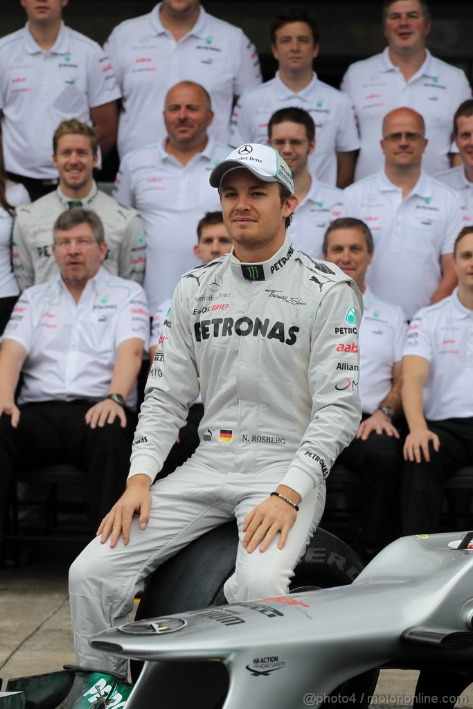 GP BRASILE, 25.11.2012- Nico Rosberg (GER) Mercedes AMG F1 W03 