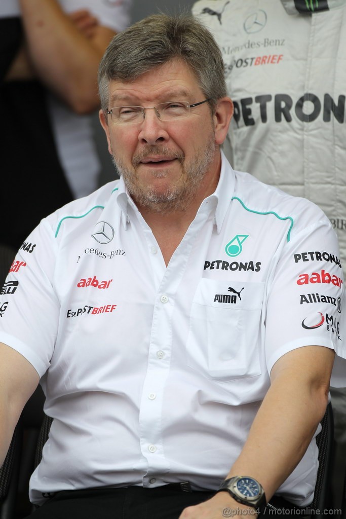 GP BRASILE, 25.11.2012- Ross Brawn (GBR), Team Principal, Mercedes GP 