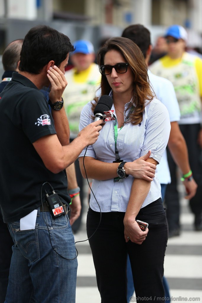 GP BRASILE, 25.11.2012- Ana Beatriz Figueiredo, Formula Indy driver