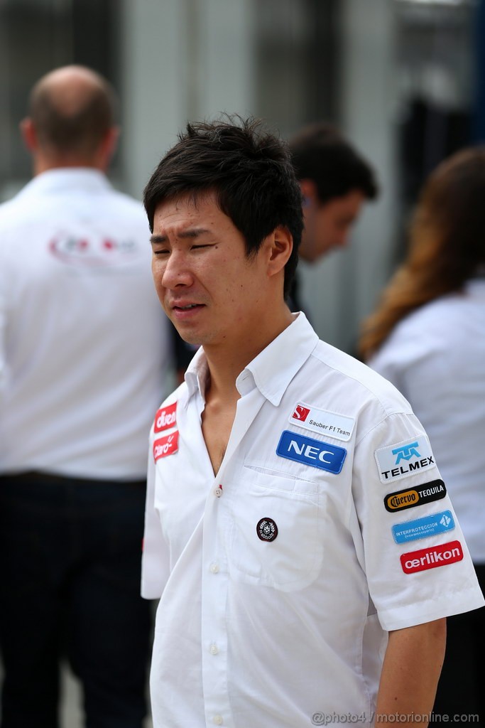 GP BRASILE, 25.11.2012- Kamui Kobayashi (JAP) Sauber F1 Team C31 