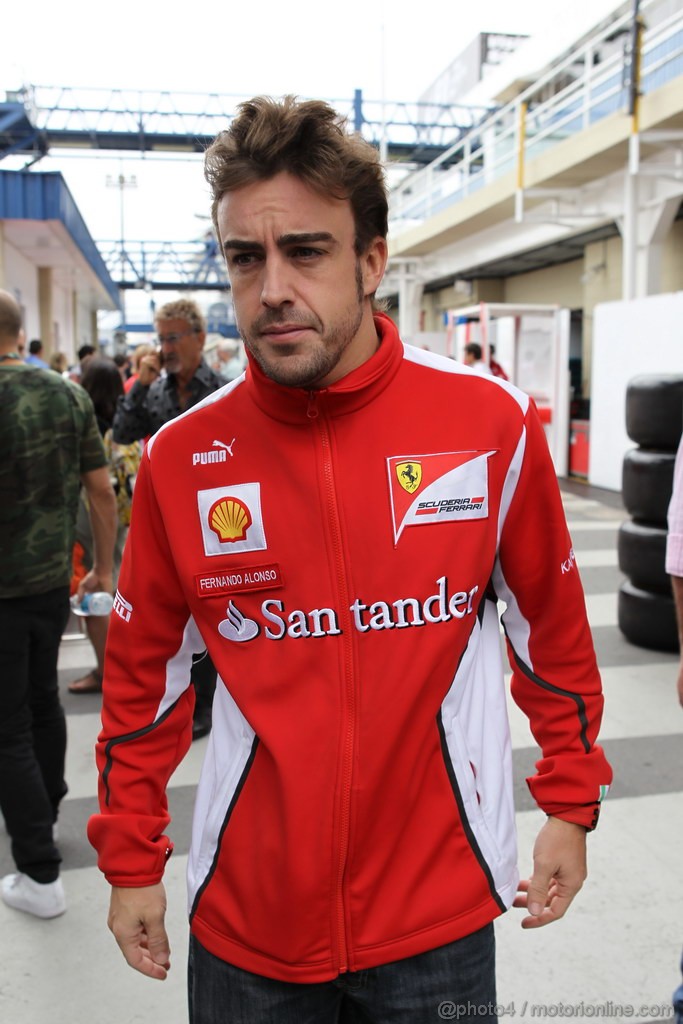 GP BRASILE, 25.11.2012- Fernando Alonso (ESP) Ferrari F2012 