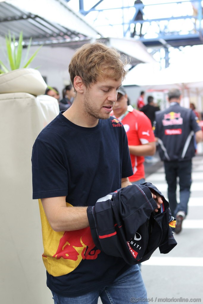GP BRASILE, 25.11.2012- Sebastian Vettel (GER) Red Bull Racing RB8 