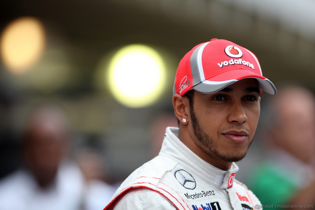 GP BRASILE, 25.11.2012- Lewis Hamilton (GBR) McLaren Mercedes MP4-27 