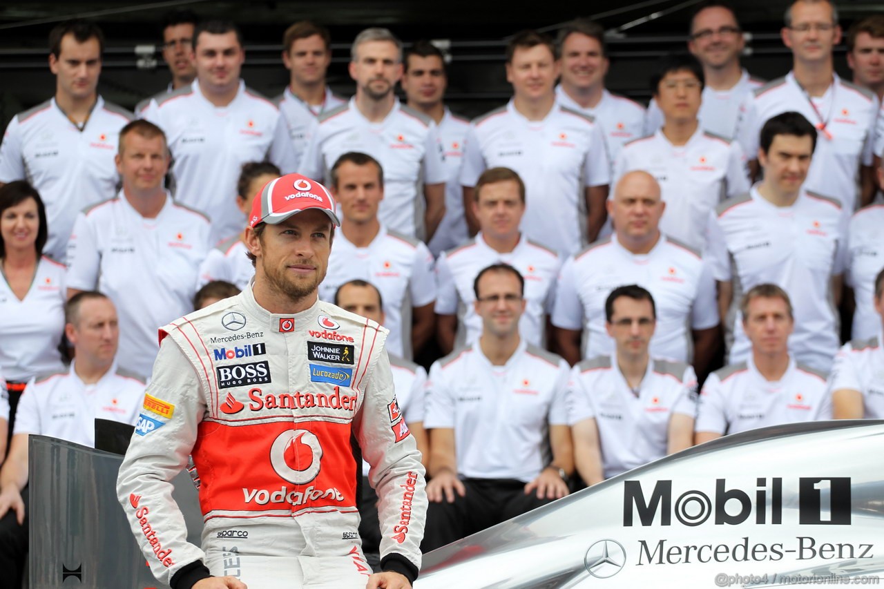 GP BRASILE, 25.11.2012- Jenson Button (GBR) McLaren Mercedes MP4-27 