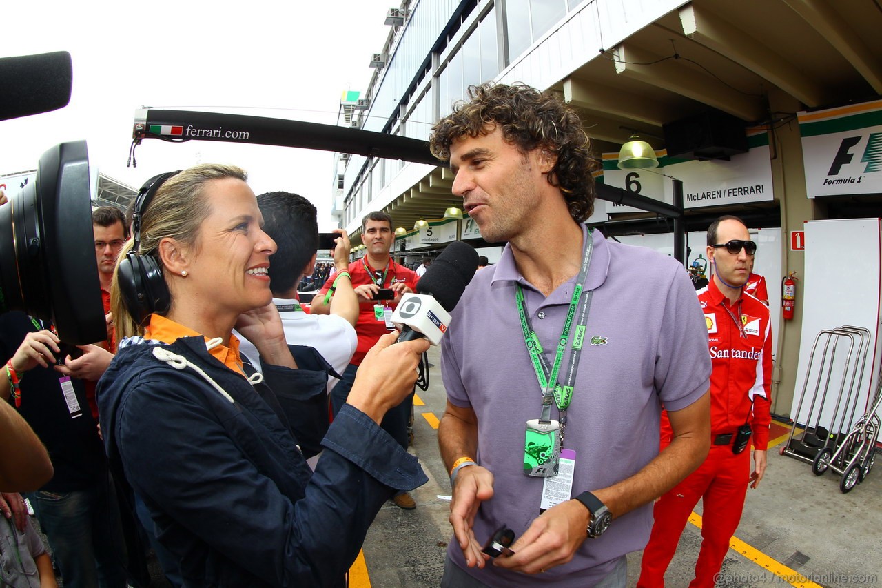GP BRASILE, 25.11.2012- Guga, brazilian tennis star