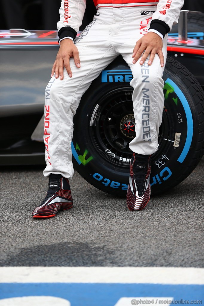 GP BRASILE, 25.11.2012- Jenson Button (GBR) McLaren Mercedes MP4-27 