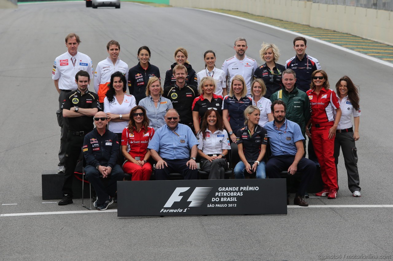 GP BRASILE, 25.11.2012- Press Officers' group photograph