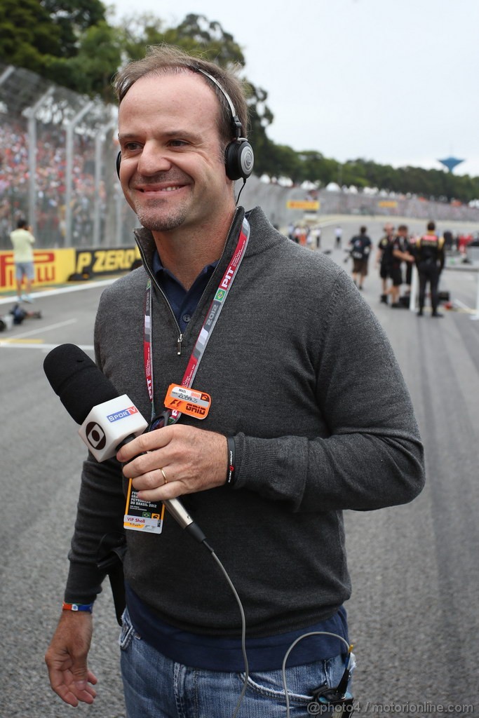 GP BRASILE, 25.11.2012- Gara, Rubens Barrichello (BRA)