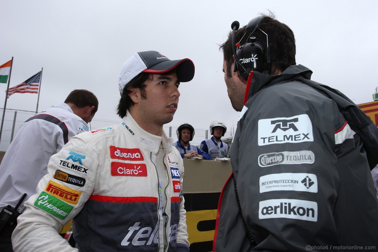 GP BRASILE, 25.11.2012- Gara, Sergio Prez (MEX) Sauber F1 Team C31 