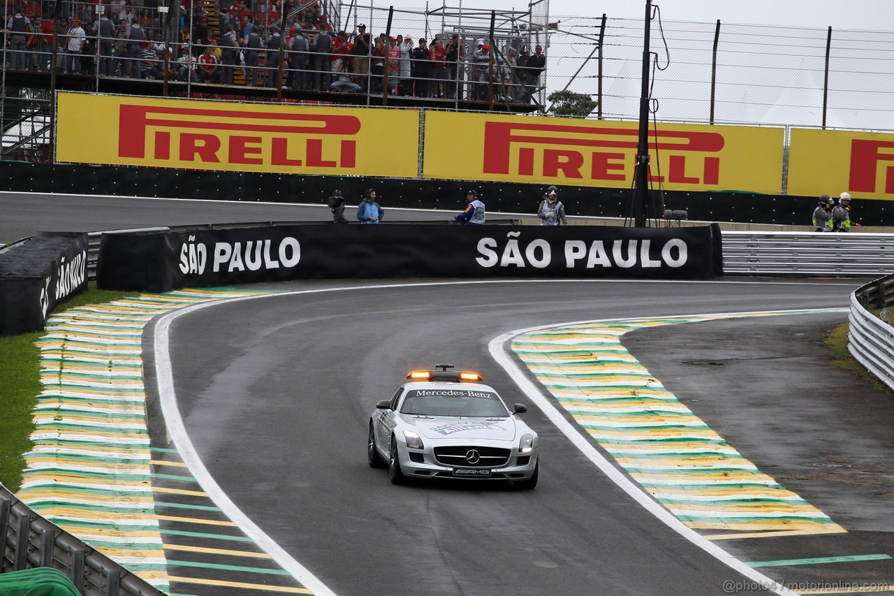 GP BRASILE, 25.11.2012- Gara, Safety car 