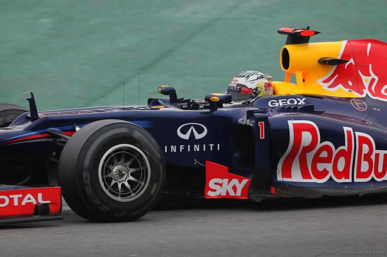 GP BRASILE, 25.11.2012- Gara, Sebastian Vettel (GER) Red Bull Racing RB8 