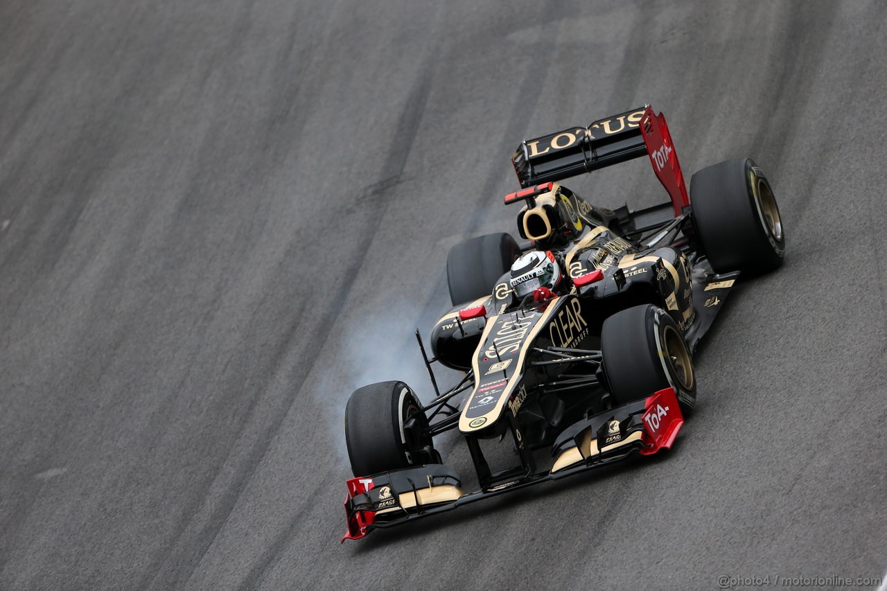 GP BRASILE, 25.11.2012- Gara, Kimi Raikkonen (FIN) Lotus F1 Team E20 