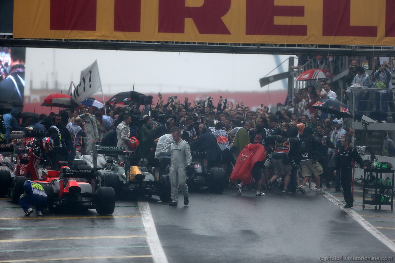 GP BRASILE, 25.11.2012- Gara, Parc Ferm