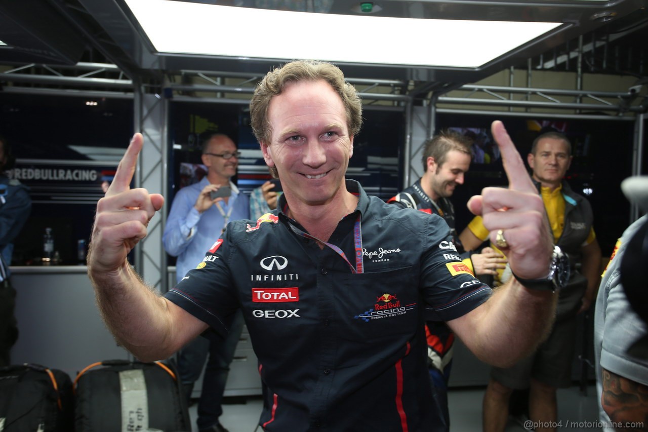 GP BRASILE, 25.11.2012- Gara, Christian Horner (GBR), Red Bull Racing, Sporting Director 
