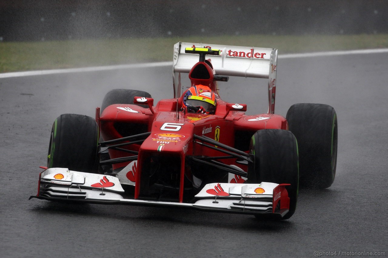 GP BRASILE, 25.11.2012- Gara, Felipe Massa (BRA) Ferrari F2012 