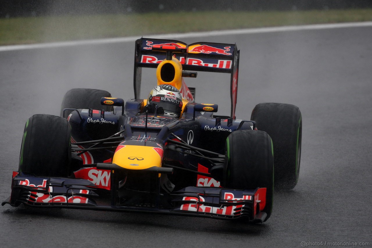 GP BRASILE, 25.11.2012- Gara, Sebastian Vettel (GER) Red Bull Racing RB8