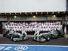 GP BRASILE, 25.11.2012- Mercedes Team photograph, Michael Schumacher (GER) Mercedes AMG F1 W03 e Nico Rosberg (GER) Mercedes AMG F1 W03
