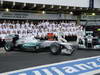 GP BRASILE, 25.11.2012- Mercedes Team photograph, Michael Schumacher (GER) Mercedes AMG F1 W03 e Nico Rosberg (GER) Mercedes AMG F1 W03