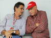 GP BRASILE, 25.11.2012- Nelson Piquet (BRA) e Nikki Lauda (AU), Mercedes 