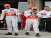 GP BRASILE, 25.11.2012- Jenson Button (GBR) McLaren Mercedes MP4-27 e Lewis Hamilton (GBR) McLaren Mercedes MP4-27 