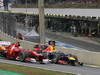 GP BRASILE, 25.11.2012- Gara, Fernando Alonso (ESP) Ferrari F2012 e Mark Webber (AUS) Red Bull Racing RB8 