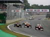 GP BRASILE, 25.11.2012- Gara, Mark Webber (AUS) Red Bull Racing RB8, Felipe Massa (BRA) Ferrari F2012 e Fernando Alonso (ESP) Ferrari F2012 