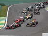 GP BRASILE, 25.11.2012- Gara, Start of the race, Jenson Button (GBR) McLaren Mercedes MP4-27 e Mark Webber (AUS) Red Bull Racing RB8 