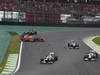 GP BRASILE, 25.11.2012- Gara, Mark Webber (AUS) Red Bull Racing RB8 spins 