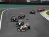 GP BRASILE, 25.11.2012- Gara, Nico Rosberg (GER) Mercedes AMG F1 W03 e Paul di Resta (GBR) Sahara Force India F1 Team VJM05 