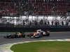 GP BRASILE, 25.11.2012- Gara, Crash, Nico Hulkenberg (GER) Sahara Force India F1 Team VJM05 e Lewis Hamilton (GBR) McLaren Mercedes MP4-27 