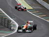 GP BRASILE, 25.11.2012- Gara, Nico Hulkenberg (GER) Sahara Force India F1 Team VJM05 e Jenson Button (GBR) McLaren Mercedes MP4-27 