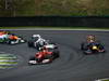 GP BRASILE, 25.11.2012- Gara, Felipe Massa (BRA) Ferrari F2012 e Mark Webber (AUS) Red Bull Racing RB8 